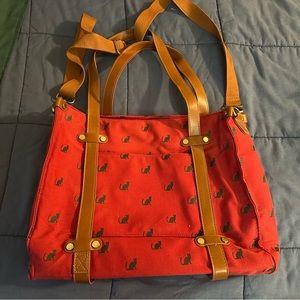 ModCloth Cat Print Camp Director Tote